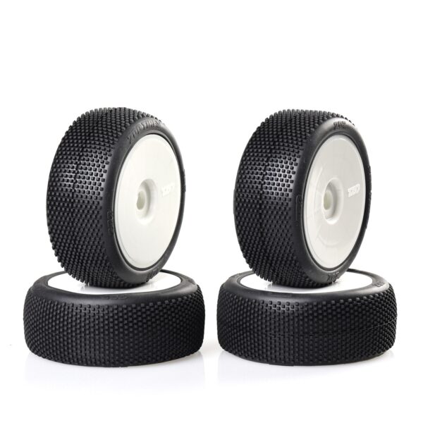 TZO 200 Tires 1/8 Buggy 202-White Soft (Pre-Glued)