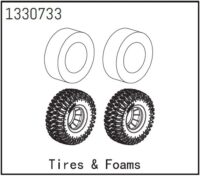 Absima Tires & Foams (2) - BronX