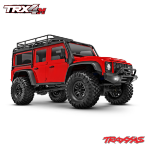 TRX-4M 4X4 Crawler Land Rover Defender Punane