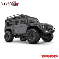 Traxxas TRX-4M 1/18 Land Rover Defender Crawler Hõbedane RTR - 2S LiPo/USB Charger