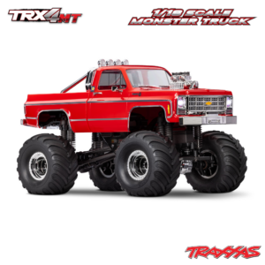 Traxxas TRX-4MT Chevrolet K-10 Monster Truck RTR Punane - 2S LiPo/USB Charger