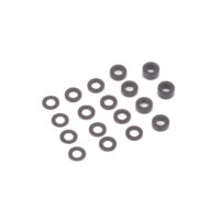 Schumacher SPEED PACK - Alloy Black M3 Washers - 18pc