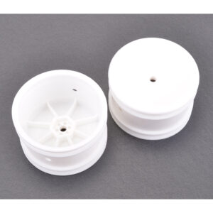 Schumacher Wheel; Hex Rear - White - Off Road - pr