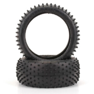Schumacher Mini Spike 1/8th Tyres - Yellow (1 pair)