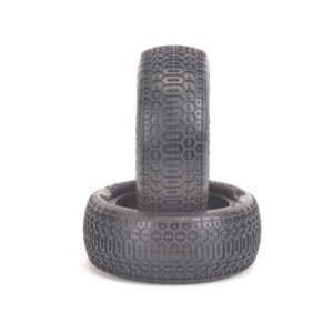Schumacher 1:10 HONEYCOMB 4wd Front Tires Yellow (2) (U6861)
