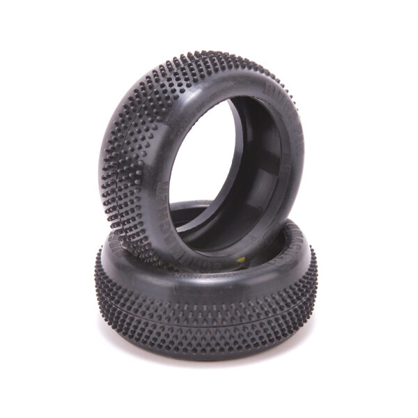 Schumacher 1:8 RIDGE PIN Tires Yellow (2) (U6899)
