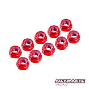 Nuts M4 Nylon AL (10) (UR1514) Ultimate Racing