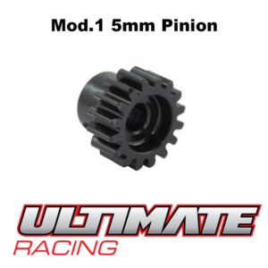 Ultimate Racing Mod.1 Pinion 5mm (HSS Steel)