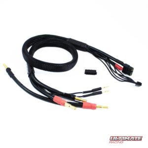 2x2S Charge Cable Lead With XT60 (4mm/5mm bullet) 60cm Ultimate Racing