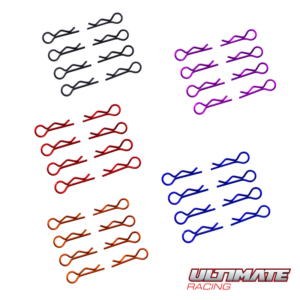 1/8 Body Clips (8) Ultimate Racing