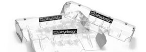 Bittydesign Zefirus 1/8 Buggy & Truggy lexan wing set (Clear)