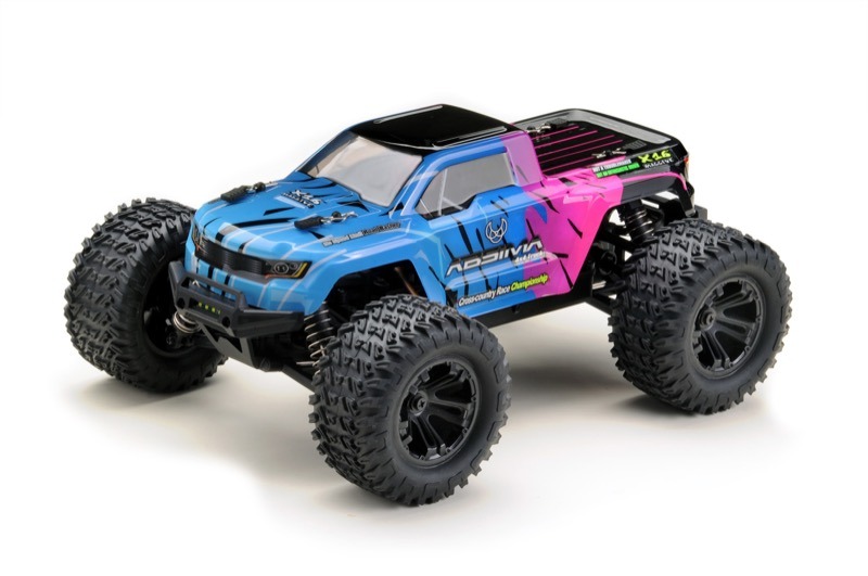 Absima 1/16 4wd Monster Truck MINI AMT RTR RC Auto Sinine #16007 2 Absima 1/16 4wd Monster Truck MINI AMT RTR RC Auto Sinine #16007