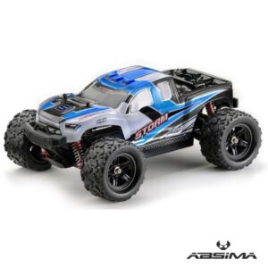 Absima 1/18 Monster Truck STORM 4wd RTR RC Car Blue #18006