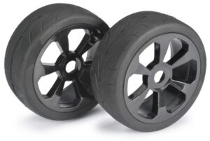 Absima 1:8 Wheel Set "6 Spoke/Street" (17mm Hex/100mm Dia)