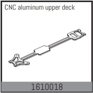 Absima 1610018 CNC aluminum upper deck