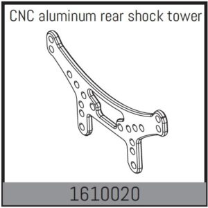 Absima 1610020 CNC aluminum rear shock tower