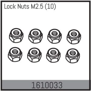 Absima 1610033 Lock Nuts M2.5 (10)