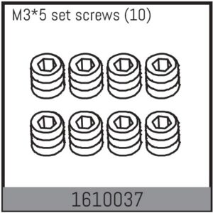 Absima 1610037 Set Screws M3x5mm (10)