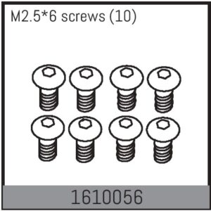 Absima 1610056 Screws M2.5x6mm (10)