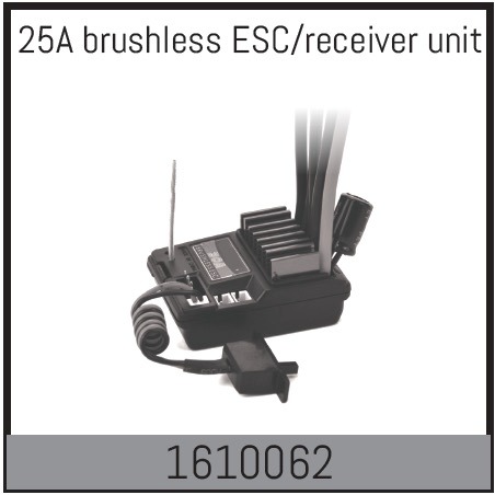 Absima 1610062 ESC/Receiver 25A BL 1 Absima 1610062 ESC/Receiver 25A BL