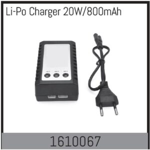 Absima 1610067 LiPo Charger 20W/800mAh