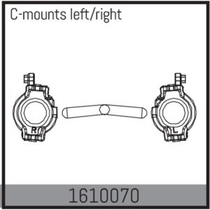 Absima 1610070 C-Mounts L/R