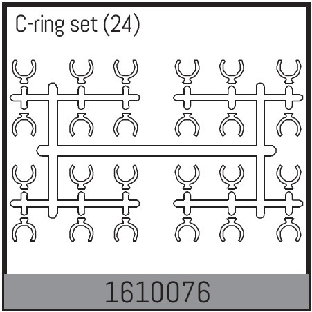 Absima 1610076 C-Ring Set 1 Absima 1610076 C-Ring Set