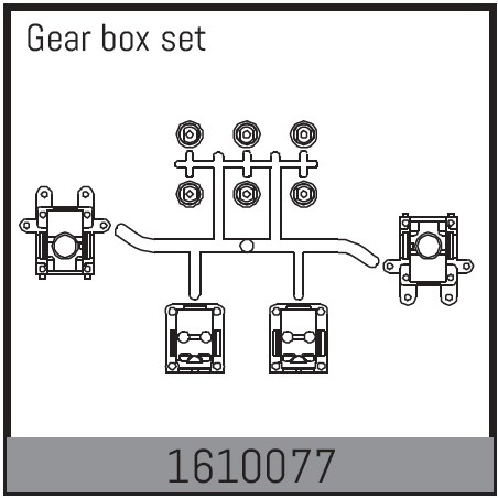 Absima 1610077 Gear Box Set 1 Absima 1610077 Gear Box Set