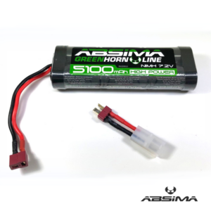 Absima 5100mAh 7.2V 6C NiMh Battery (T-Plug,Tamiya)