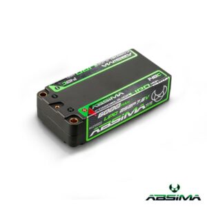 Absima 6000mAh 140C 7.6V LiPo 2S Battery Shorty (5mm) #4150022