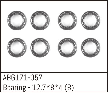 Absima 8x12.7x4mm Ball Bearing (8) 1 Absima 8x12.7x4mm Ball Bearing (8)