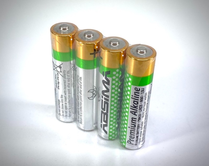 Absima AAA Alkaline Batterien (4 Stk.) 1,5 V LR03 1 Absima AAA Alkaline Batteries (4 pcs) 1.5V LR03