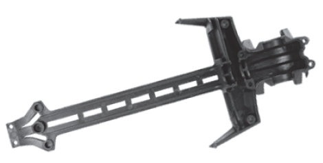 Absima AB30-SJ16 Hinteres Getriebegehäuse-Cover 1 Absima AB30-SJ16 Rear gear box cover