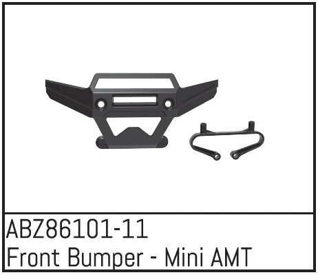 Absima ABZ86101-11 Front Bumper - Mini AMT 1 Absima ABZ86101-11 Front Bumper - Mini AMT
