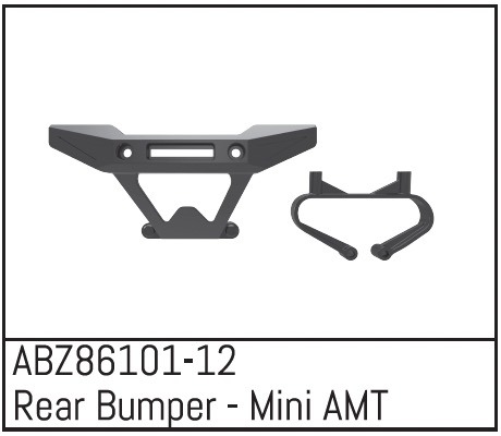 Absima ABZ86101-12 Rear Bumper - Mini AMT 1 Absima ABZ86101-12 Rear Bumper - Mini AMT