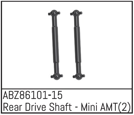 Absima ABZ86101-15 Rear Drive Shaft - Mini AMT (2) 1 Absima ABZ86101-15 Rear Drive Shaft - Mini AMT (2)