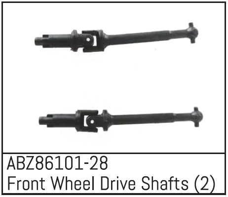 Absima ABZ86101-28 Front Wheel Drive Shafts - Mini AMT (2) 1 Absima ABZ86101-28 Front Wheel Drive Shafts - Mini AMT (2)