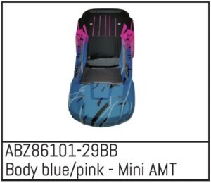 Absima ABZ86101-29BB Body blue/pink - Mini AMT