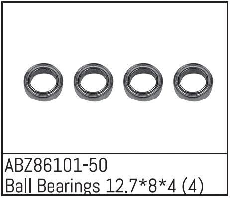 Absima ABZ86101-50 Ball Bearings 12.7*8*4 - Mini AMT (4) 1 Absima ABZ86101-50 Ball Bearings 12.7*8*4 - Mini AMT (4)