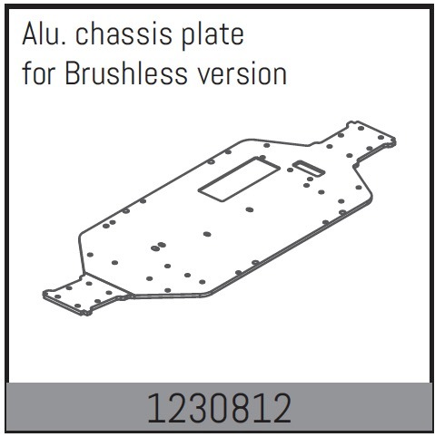 Absima Aluminum Chassis Plate 1 Absima Aluminum Chassis Plate
