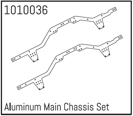 Absima Aluminum Main Chassis Set 1 Absima Aluminum Main Chassis Set