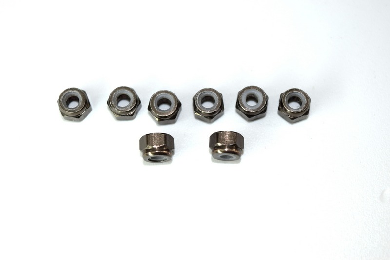 Absima Aluminum nylon nut M3 (8) (1230234) 1 Absima Aluminum nylon nut M3 (8) (1230234)