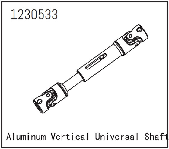 Absima Aluminum Universal Shaft 1 Absima Aluminum Universal Shaft