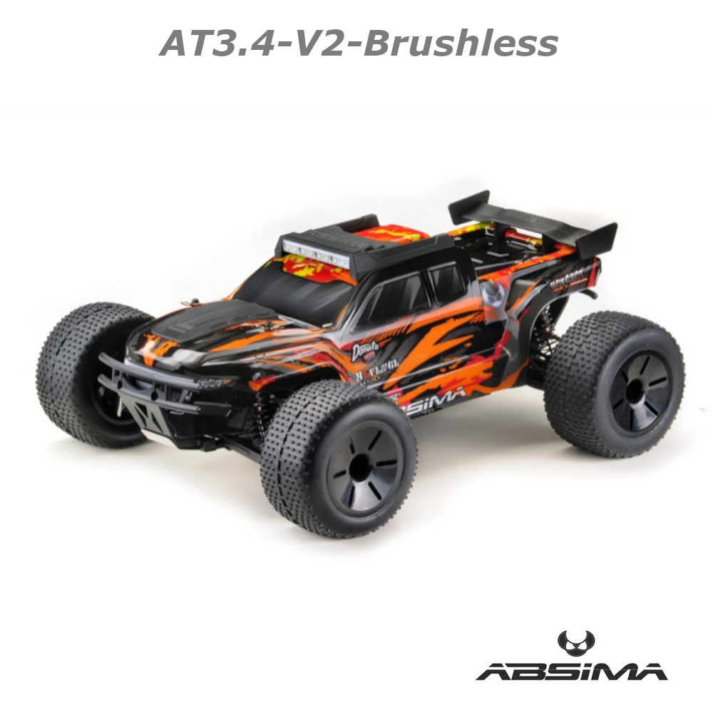4x4 puldiauto Absima AT3.4-V2 BL 1:10 4WD Harjavaba mootoriga Truggy RTR 1 Absima AT3.4-V2 BL 1:10 4WD Brushless Truggy RTR