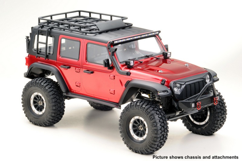 Absima Body Metallic red - Sherpa 1 Absima Body Metallic red - Sherpa