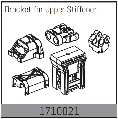 Absima Bracket for Upper Stiffener 1 Absima Bracket for Upper Stiffener