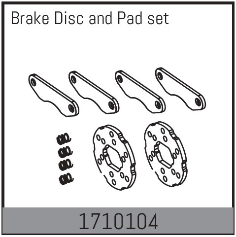 Absima Brake Disc and Pad Set 1 Absima Brake Disc and Pad Set