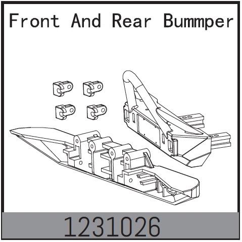 Absima Bumper Set - CR3.4eco 1 Absima Bumper Set - CR3.4eco