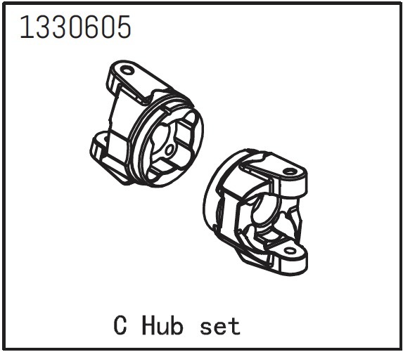 Absima Caster Block Set - Yucatan 1 Absima Caster Block Set - Yucatan
