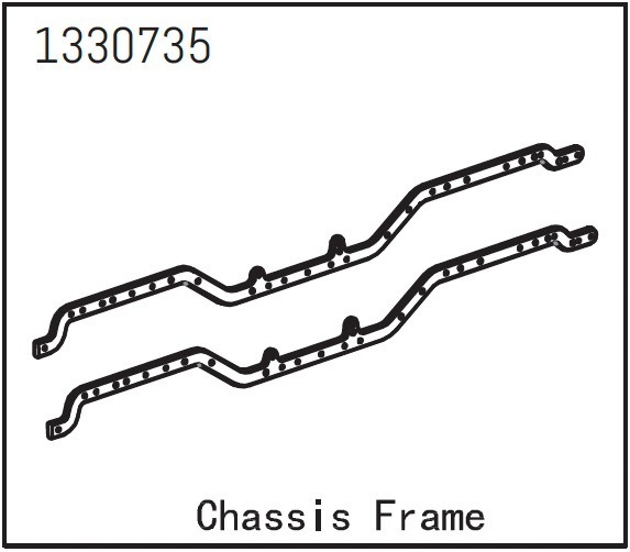 Absima Chassis Main Frame - BronX 1 Absima Chassis Main Frame - BronX
